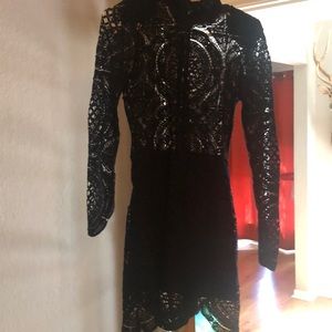 Black Vintage Boutique Dress